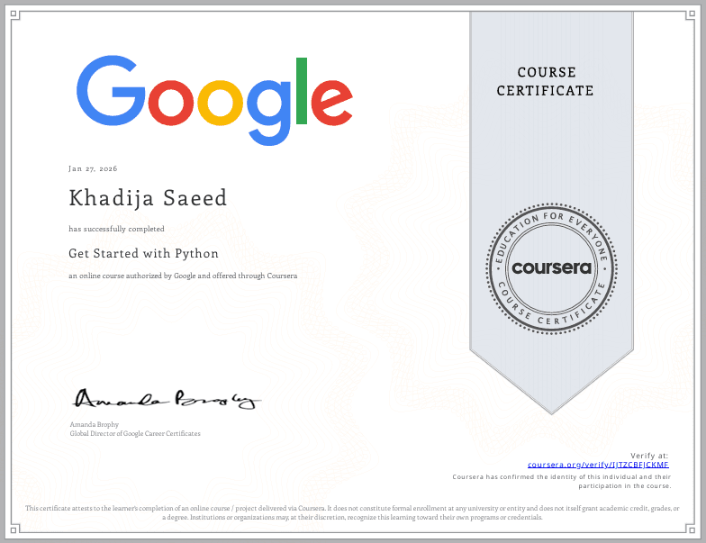 Get Started with Python